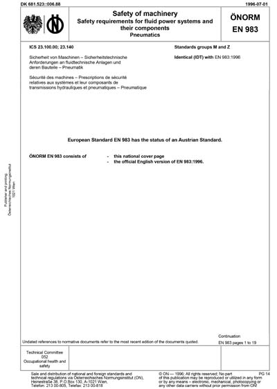Standards PDF Cover Page