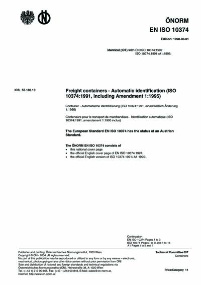 Standards PDF Cover Page