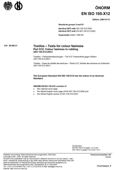 Standards PDF Cover Page