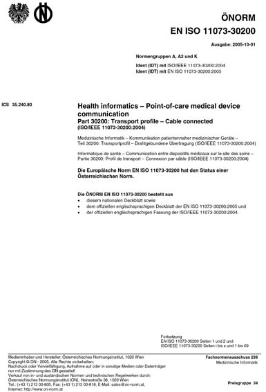 Standards PDF Cover Page