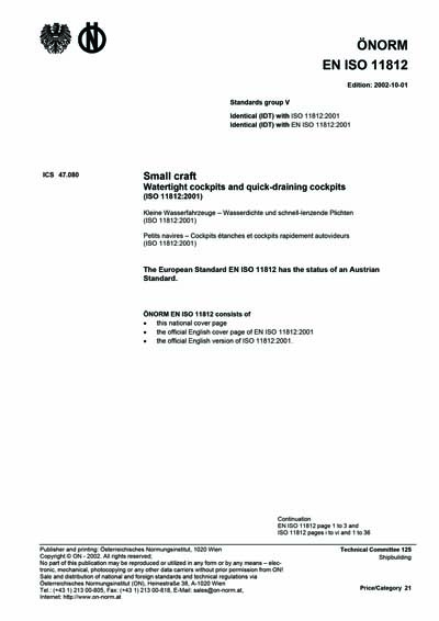 Standards PDF Cover Page
