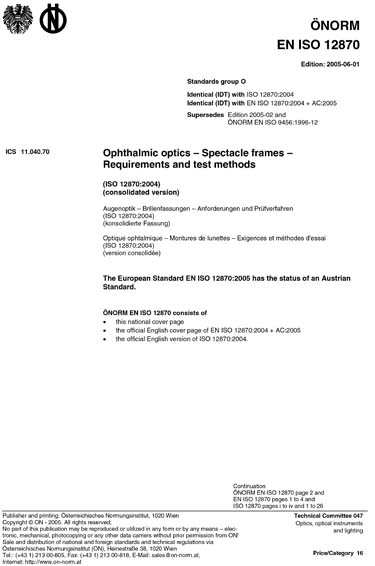 Standards PDF Cover Page