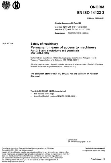 Standards PDF Cover Page