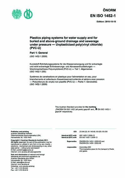 Standards PDF Cover Page