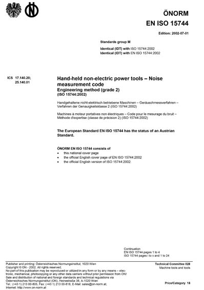 Standards PDF Cover Page