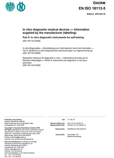 Standards PDF Cover Page