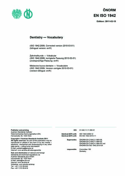Standards PDF Cover Page