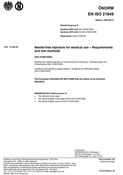 Standards PDF Cover Page