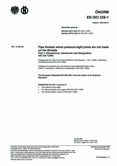 Standards PDF Cover Page