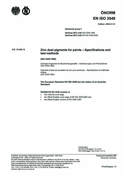 Standards PDF Cover Page
