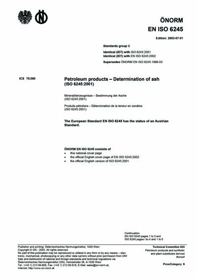 Standards PDF Cover Page
