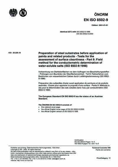 Standards PDF Cover Page