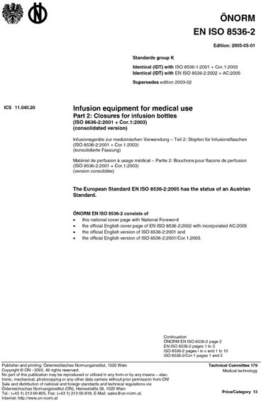 Standards PDF Cover Page
