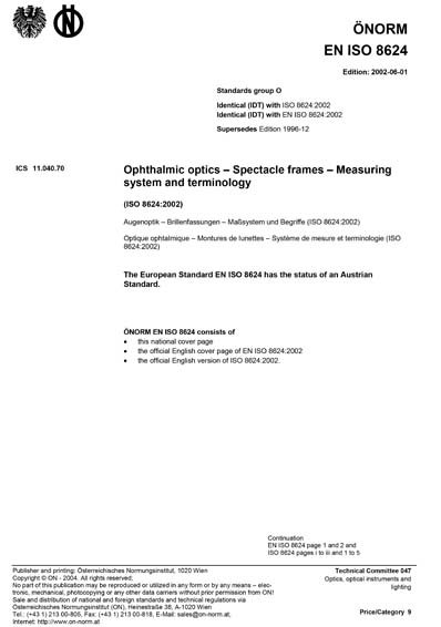 Standards PDF Cover Page
