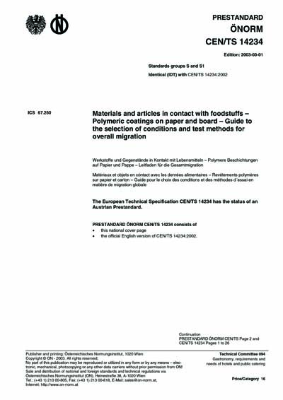 Standards PDF Cover Page
