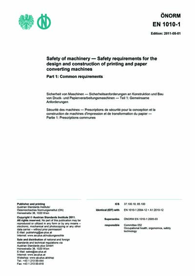 Standards PDF Cover Page