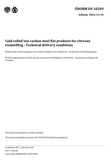 Standards PDF Cover Page