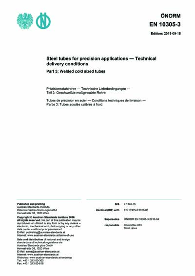 Standards PDF Cover Page