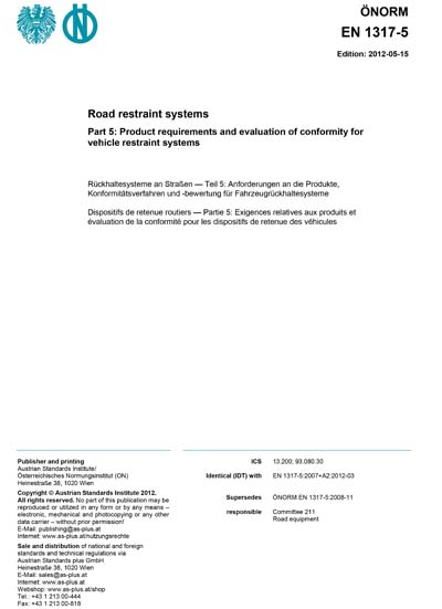 Standards PDF Cover Page