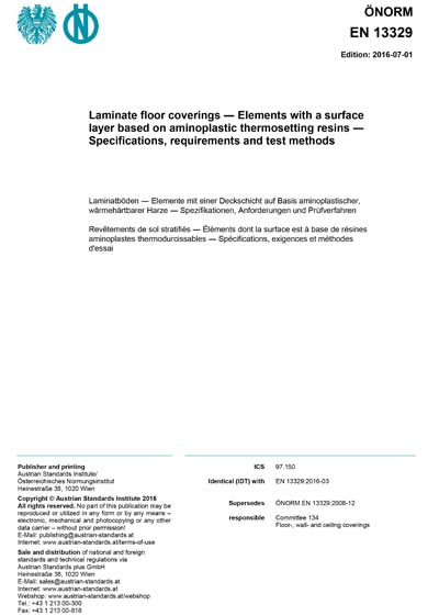 Standards PDF Cover Page