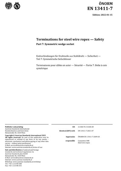 Standards PDF Cover Page