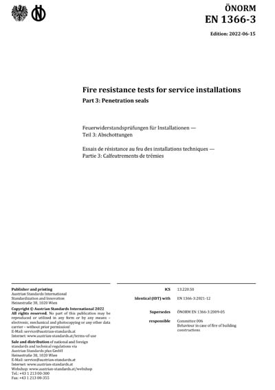 Standards PDF Cover Page