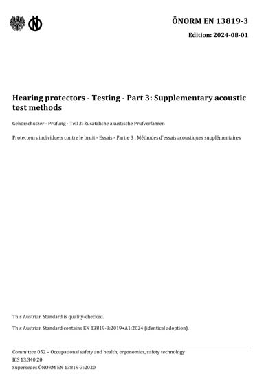 Standards PDF Cover Page