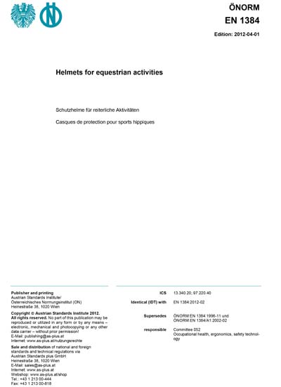 Standards PDF Cover Page