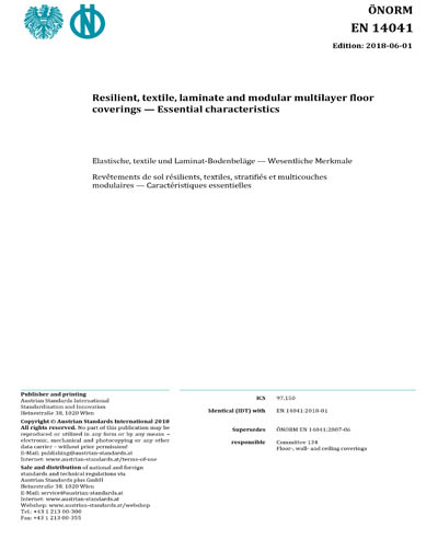 Standards PDF Cover Page