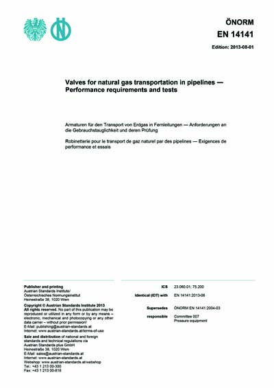 Standards PDF Cover Page