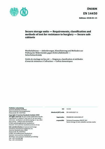Standards PDF Cover Page