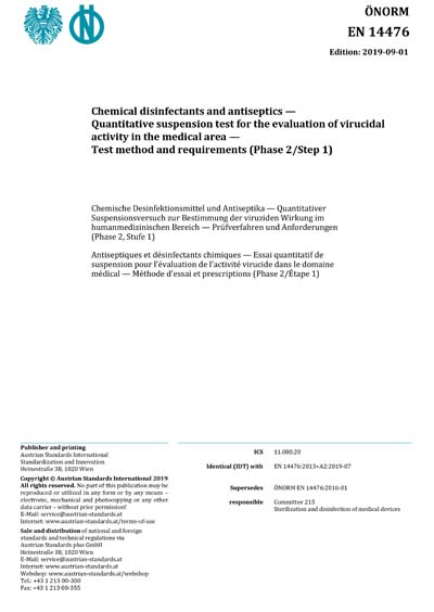 Standards PDF Cover Page