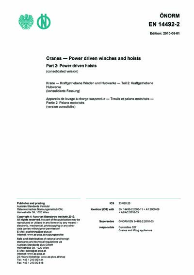 Standards PDF Cover Page