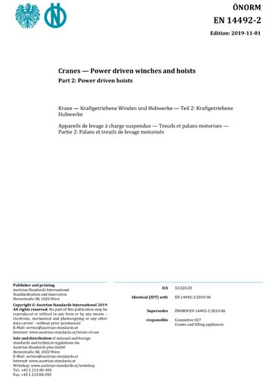 Standards PDF Cover Page