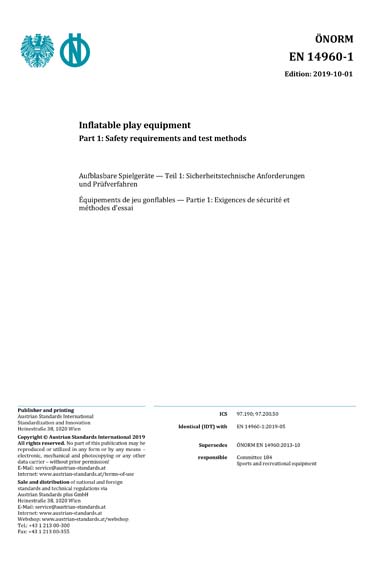 Standards PDF Cover Page