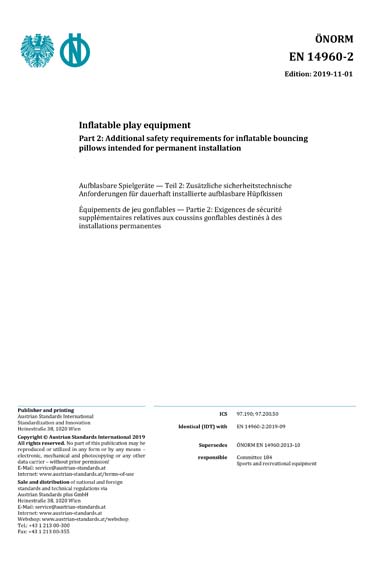 Standards PDF Cover Page