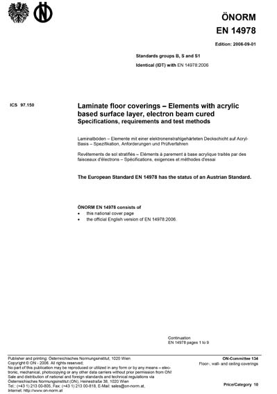 Standards PDF Cover Page