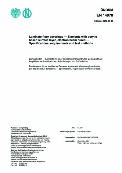 Standards PDF Cover Page