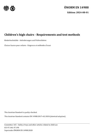 Standards PDF Cover Page