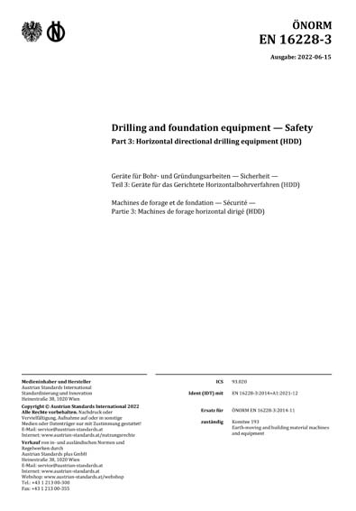 Standards PDF Cover Page