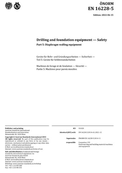Standards PDF Cover Page