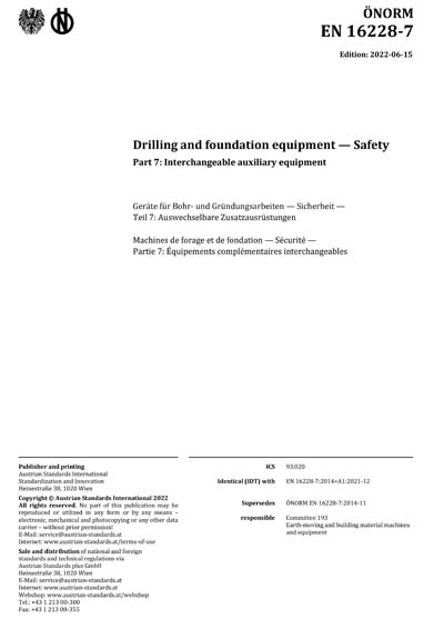 Standards PDF Cover Page