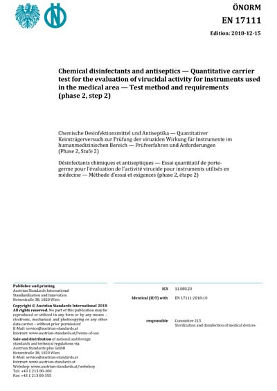 Standards PDF Cover Page