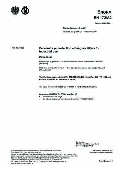 Standards PDF Cover Page
