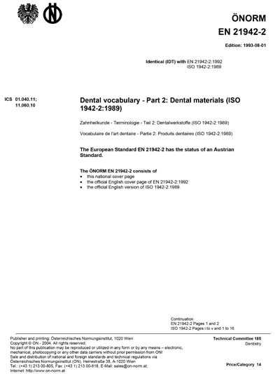 Standards PDF Cover Page