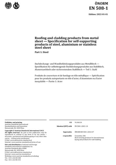 Standards PDF Cover Page