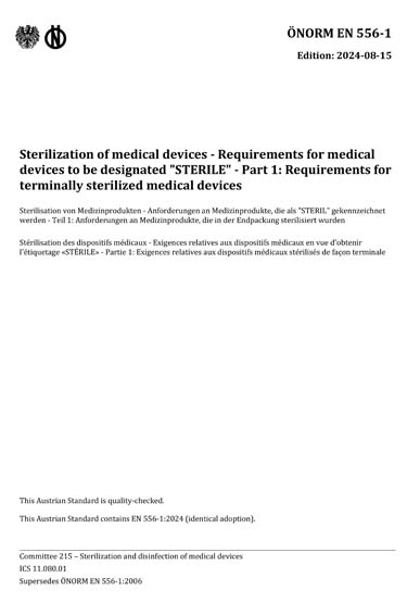 Standards PDF Cover Page