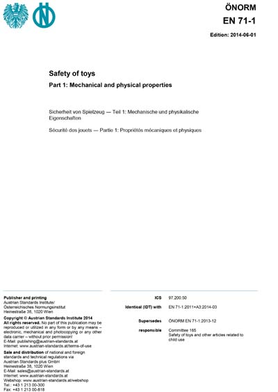 Standards PDF Cover Page