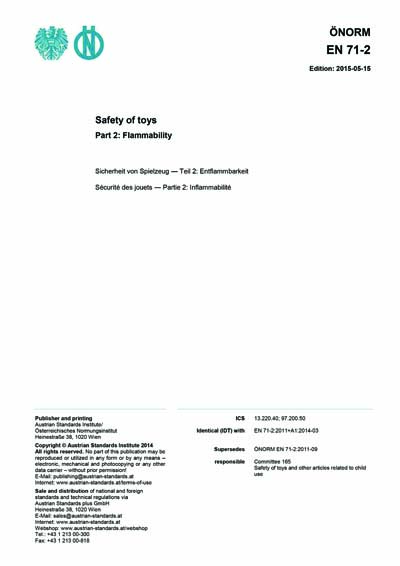 Standards PDF Cover Page