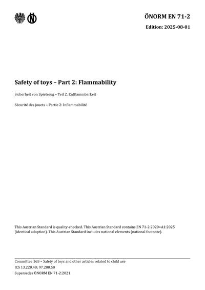 Standards PDF Cover Page